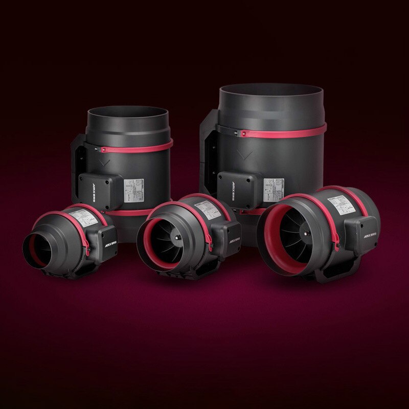 Commercial Powerful Exhaust Fan Axial Flow Centrifugal Fan Round Pressurized Pipe Exhaust Fan Household Kitchen Exhaust Fan