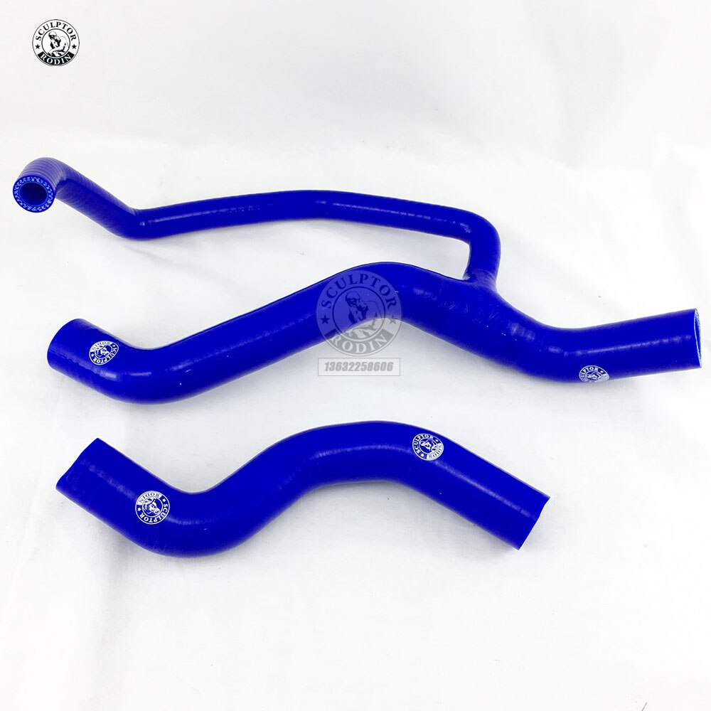 Tubo radiatore in silicone per fiat PUNTO GT 1.4 GT turbo 1993-1999 (2 pezzi) rosso/blu/nero: K8-85 blu