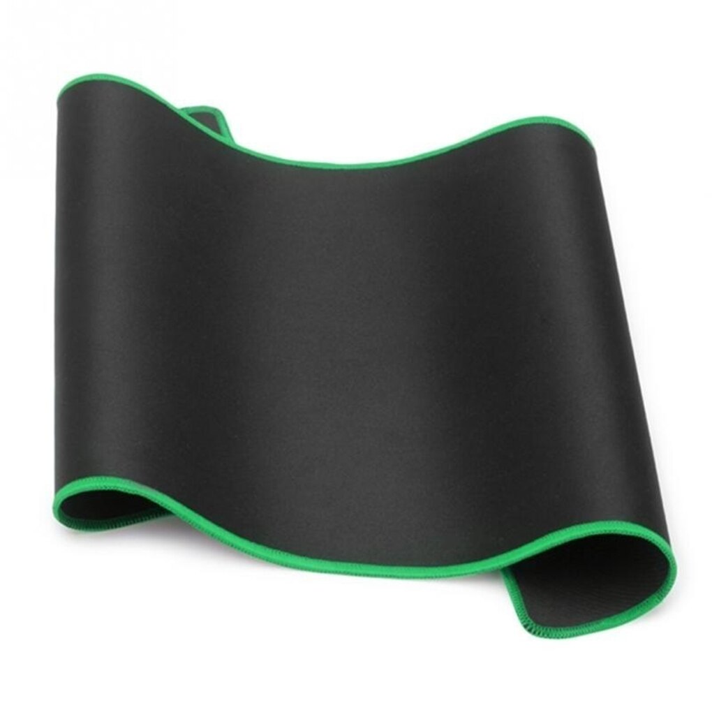 1 Non Slip Wear Resistant Computer Notebook Soft Edge Seamed Mouse Pad Office Rubber Fabric Mat: 180 220 2mm green