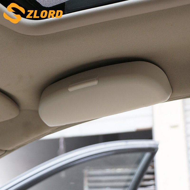 Zlord Auto Bril Case Organizer Box Zonnebril Houder Opslag Zakken Voor Renault Koleos Kadjar Stofdoek Voor Samsung QM6 QM3