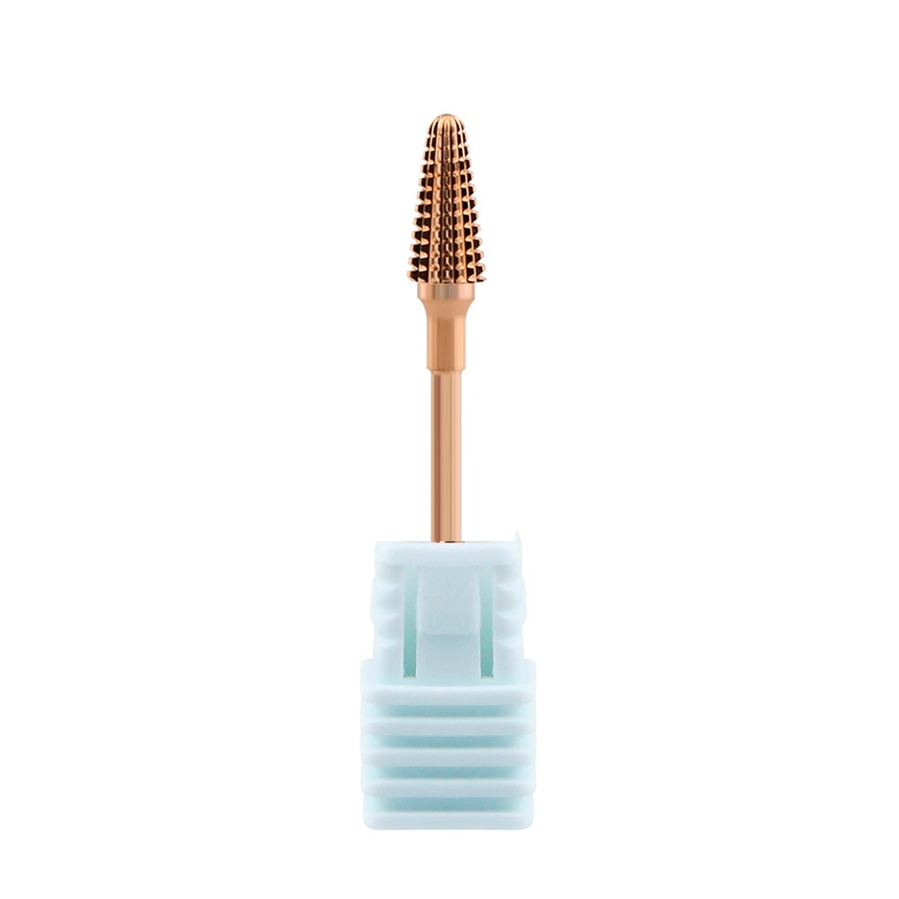 Rose Gold Carbide Nail Boor Frees Voor Manicure Machine Nail Bits Voor Elektrische Manicure Boor Frees Nail: LD0715M-RG