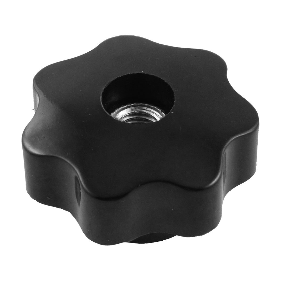 8mm Diameter Thread Hole Black Star Head Clamping Knob Replacement