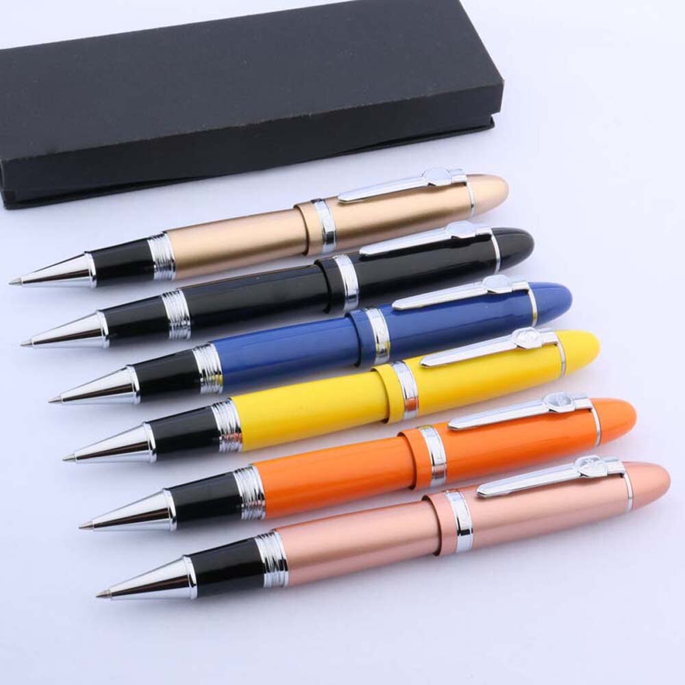 JINHAO 159 classic silver Twist Rollerball Pen calligraphy spinning switzerland ink Business Office school supplies