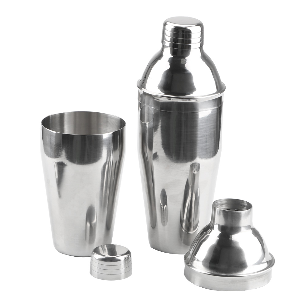 Boston Martini Cocktail Wine Mixer Stainless Steel Cocktail Shaker Party Bar Tools 250/350/550/750ml