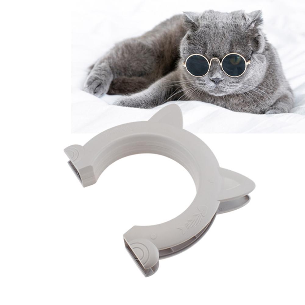 Interior Cat Door Cat-shaped Hole Easy Pass Hidden Litter Box Pet Doors Simple Installation Without Flap For Cats Dogs Pet