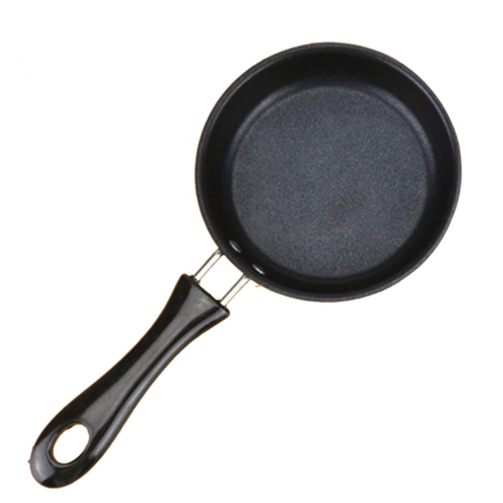 Mini Non-stick Pan Platte Wok Steak Koekenpan Wok Pannenkoek Ei Knoedel Omelet Pan Inductie Kookplaat Universele: Default Title