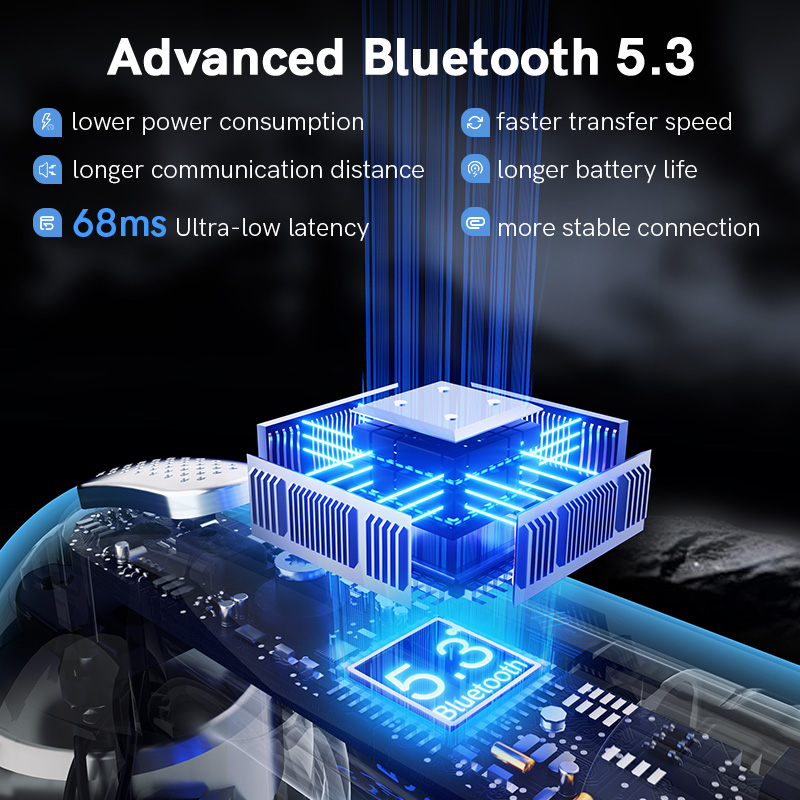 NOWOŚĆ QCY T20 Bluetooth 5.3 TWS Bezprzewodowe słuchawki 68 ms Słuchawki douszne o niskim opóźnieniu 13 mm Sterownik Słuchawki HIFI 4 mikrofony + ENC HD Call