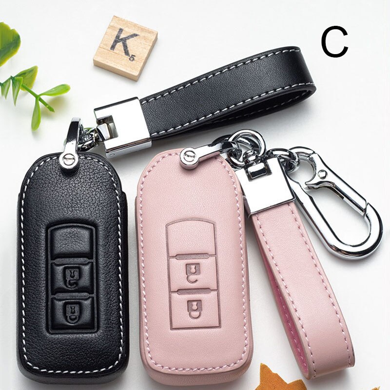 Auto Schlüssel Hülle Blau Für Mitsubishi - Keyless Cover Für ASX, Outlander, Lancer