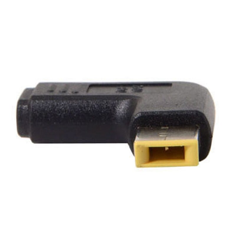 Usb 3.1 tipo c usb-c para retângulo dc plug pd adaptador 90 graus angular: 11 4.5mm