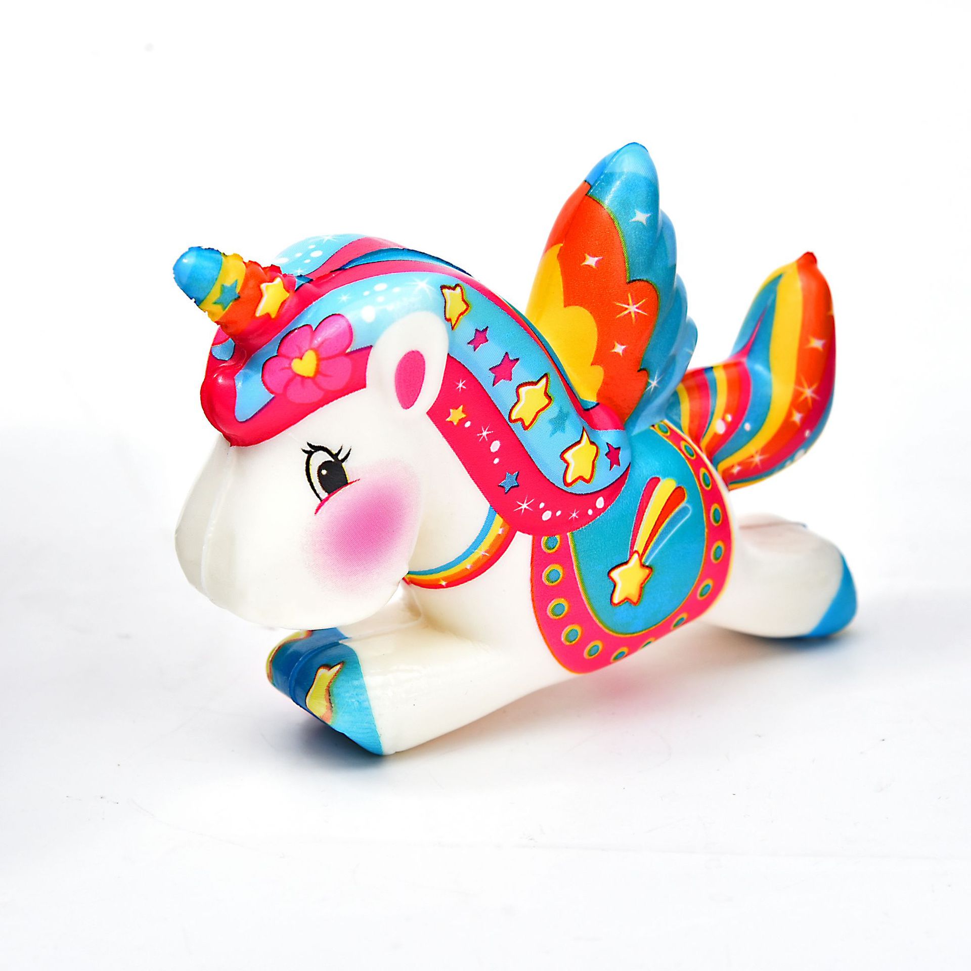 Kawaii jouet de licorne colorée, parfum de pain à montée lente, doux, Simulation amusante, anti-Stress, de noël pour enfants: D