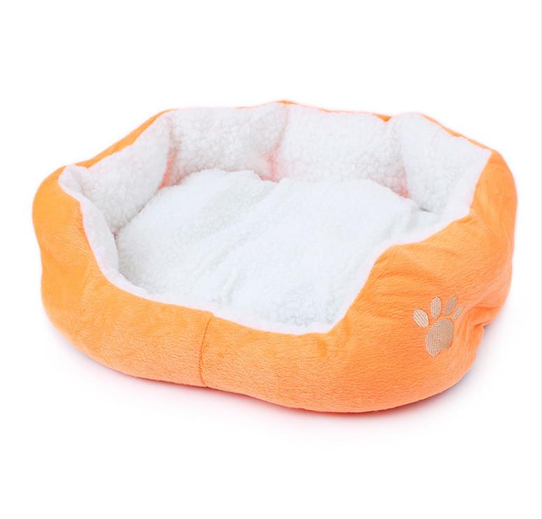 6 färger mjuk polar fleece hund katt säng vinter varmt bo husdjur billigt hund kennel inomhus sovhus valp säng: 5