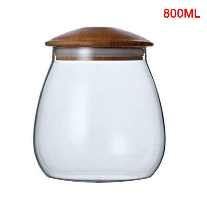 800Ml/400Ml Behouden Potten Glazen Voedsel Luchtdicht Keuken Glas Opslag Containers LB88: 800ml