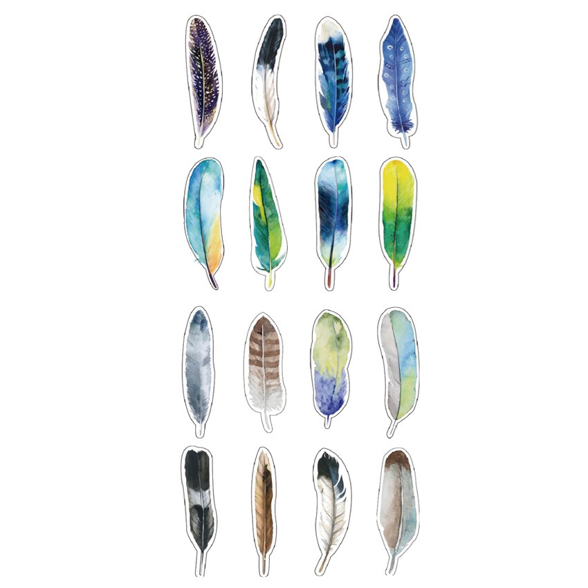 30 sztuk/pudło kreatywne zakładki pióro piękne fajne książki strona trzy projekt dla dzieci prezent dla studentów piśmienne i Suppiles