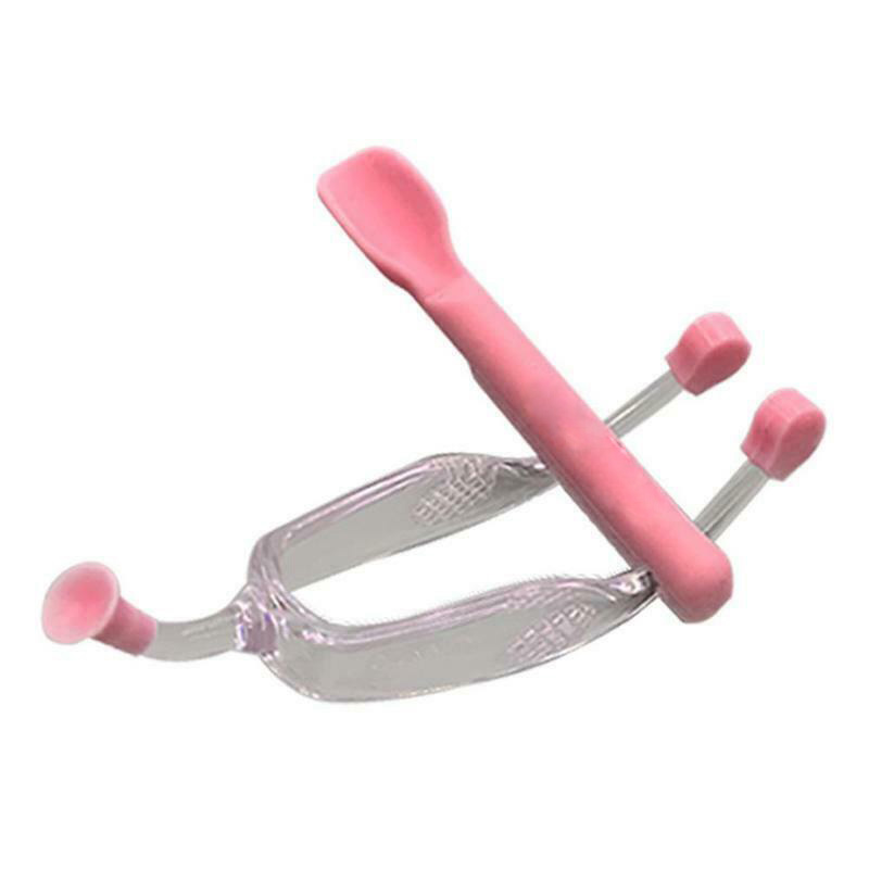 Kontaktlinser linse blød silica pincet kontaktlinser linse applikator remover smr 88: Lyserød