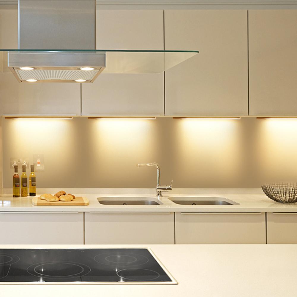 5W 6W 7W Hand Scan fegen Sensor LED Küche Schrank Lichter 12V Aluminium Profil LED Band rohr lampe Hintergrundbeleuchtung Streifen 30/40/50cm