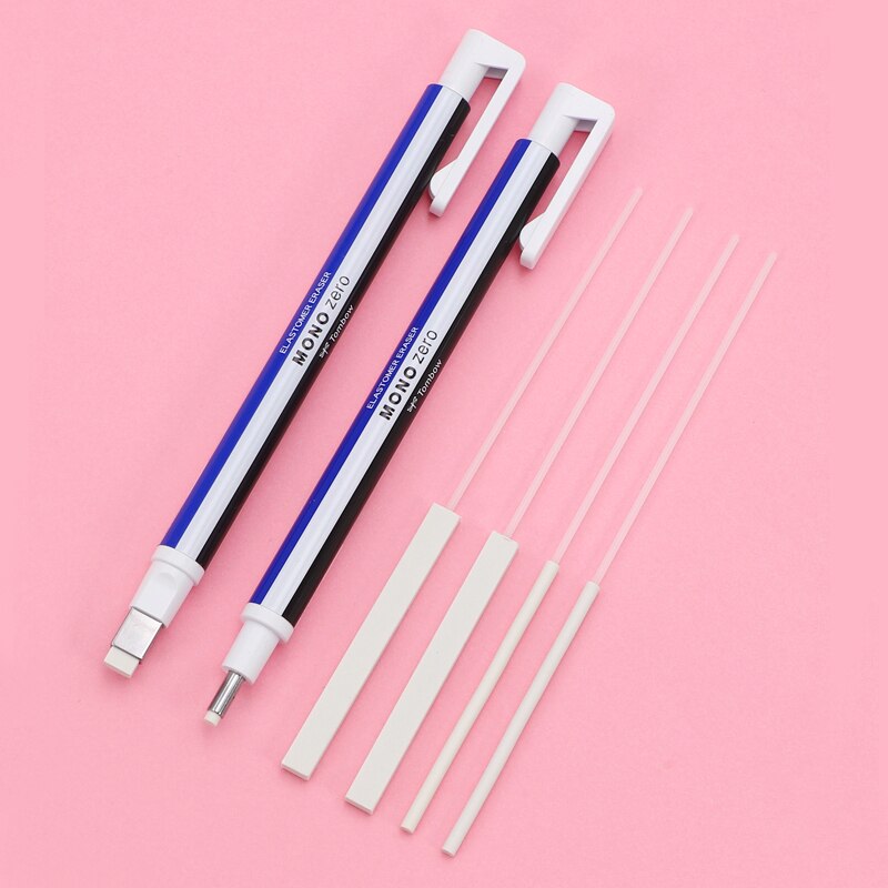 TOMBOW MONO – Gomme mécanique en caoutchouc pour correction de dessin, sous forme de stylo, rechargeable, correcteur, fourniture scolaire, papeterie, 1 pièce