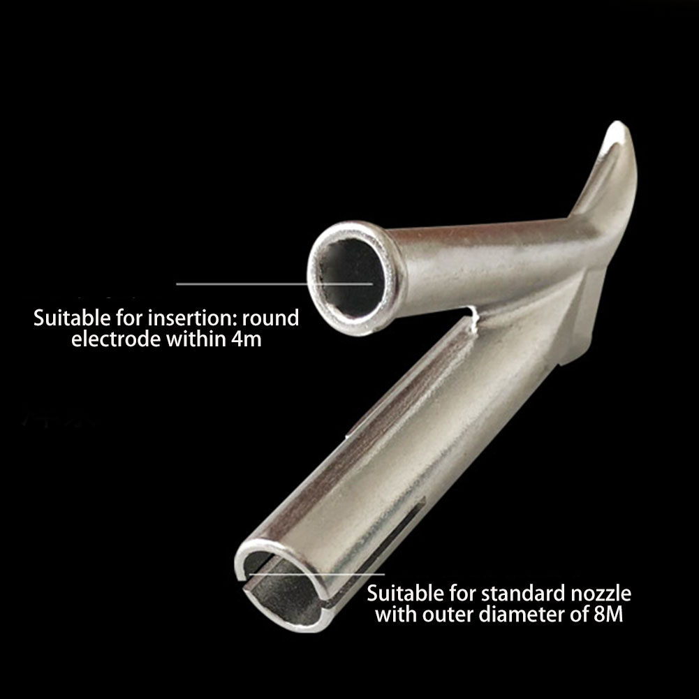 Speed Welding Nozzles For Vinyl Pvc Plastic Air Blower Triangle Speed Nozzle 5Mm Round Welding Head Alloy Y Type