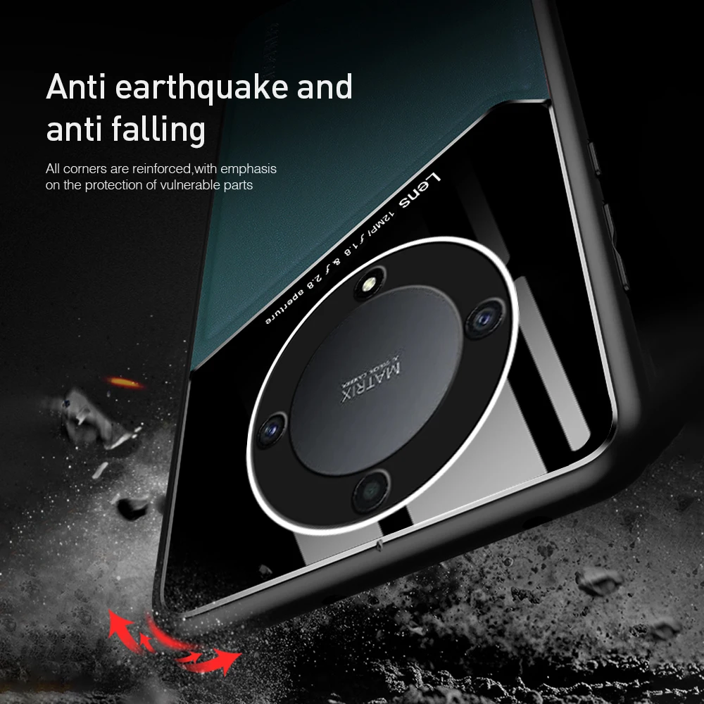 Støtsikkert deksel til honor magi 6 lite magi 5 pro  x9b x8b x9a x8a honor 90 70 lite beskyttelsesdeksel magnetisk holderdeksel