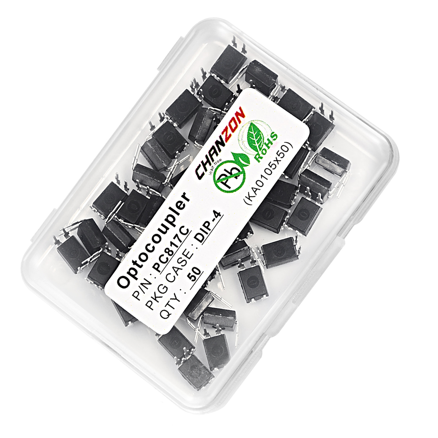 50 Uds PC817 PC817C 817 817C EL817 5v optoacoplador FL817C PS817C DIP4 DIP opto acoplador y Original Chip IC de aislamiento óptico