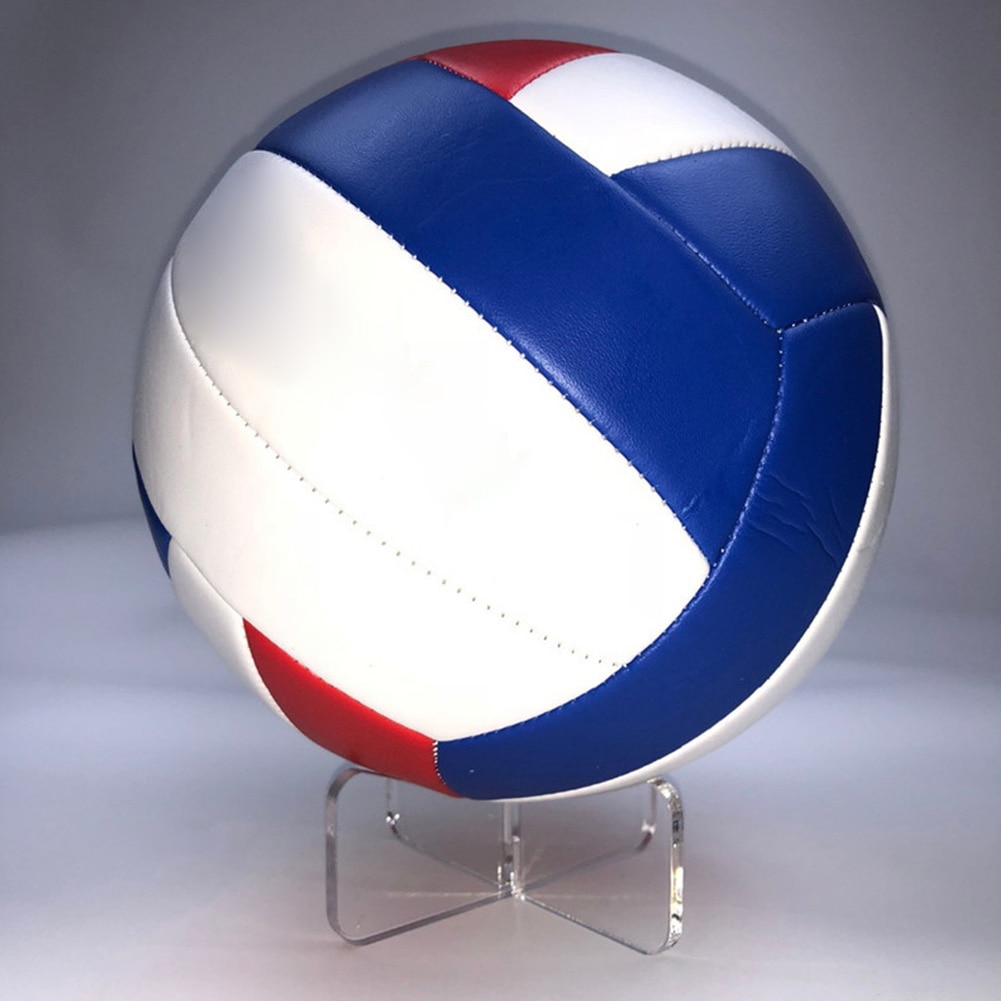 Stabiele Opbergrek Volleybal Riser Plint Acryl Voetbal Stand Transparante Signable Vrijstaande Display Houder Home Decor