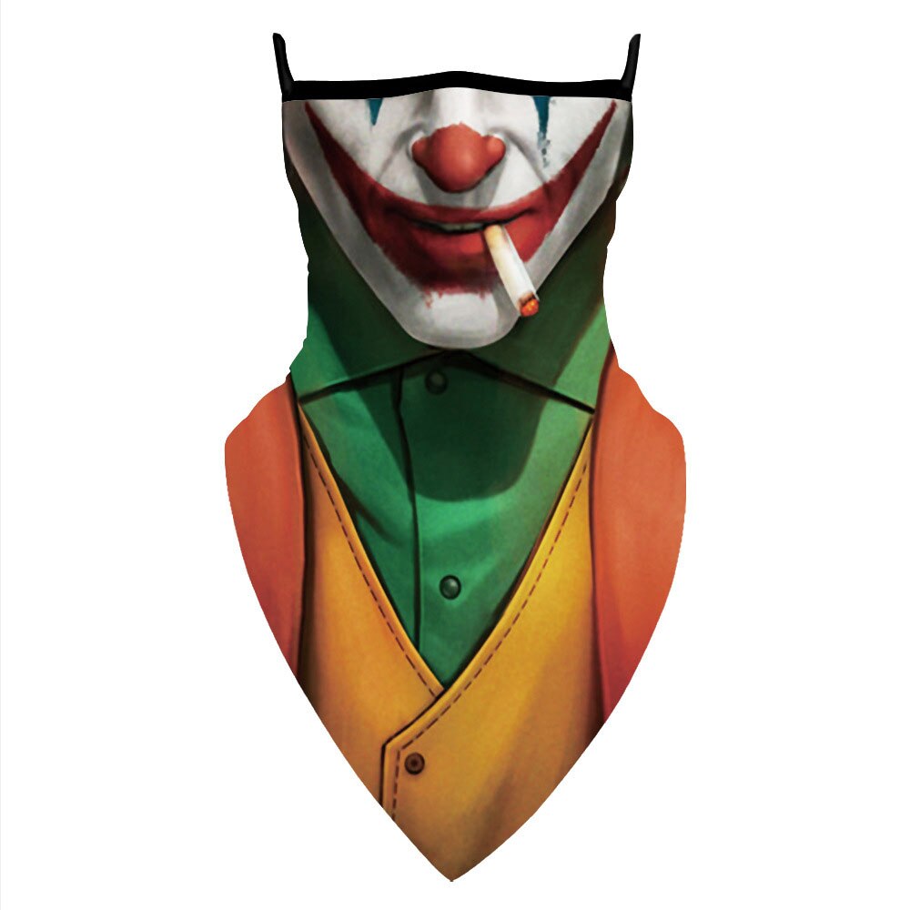 divertido boca de payaso Cosplay mujeres hombres de mascarillas Unisex cara de sol-Protección de la motocicleta deportes de ciclismo transpirables máscara adulto: 110