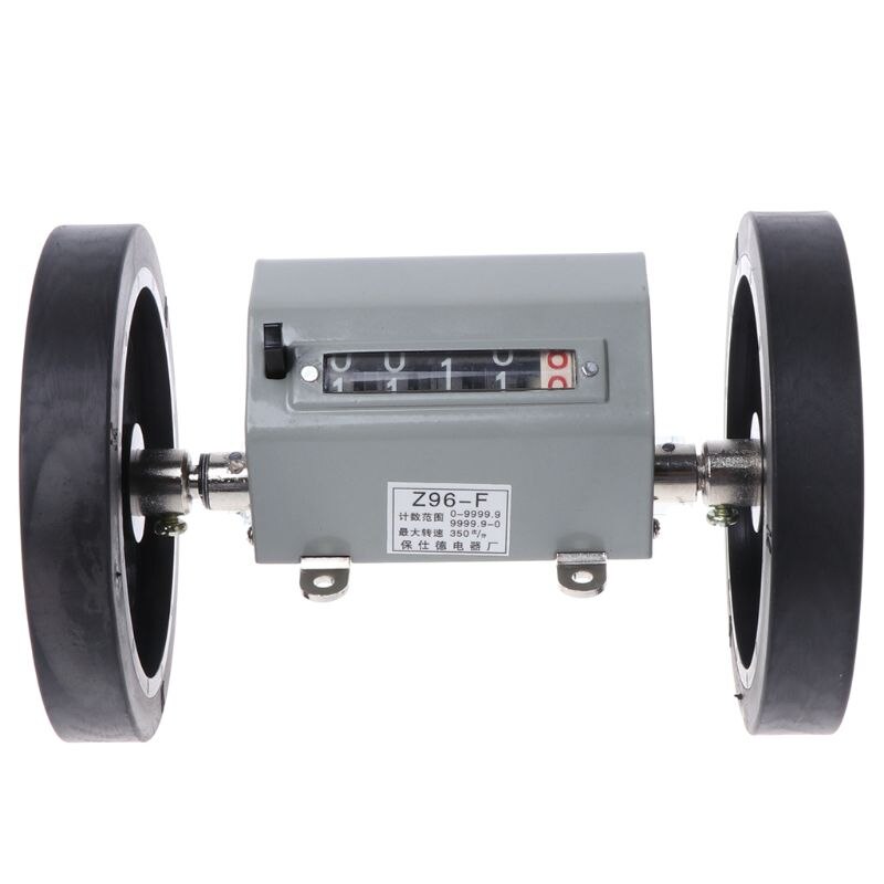 Z96- f mekanisk længde afstandsmålertæller dobbelt rullende hjul 0-9999.9m j6pc
