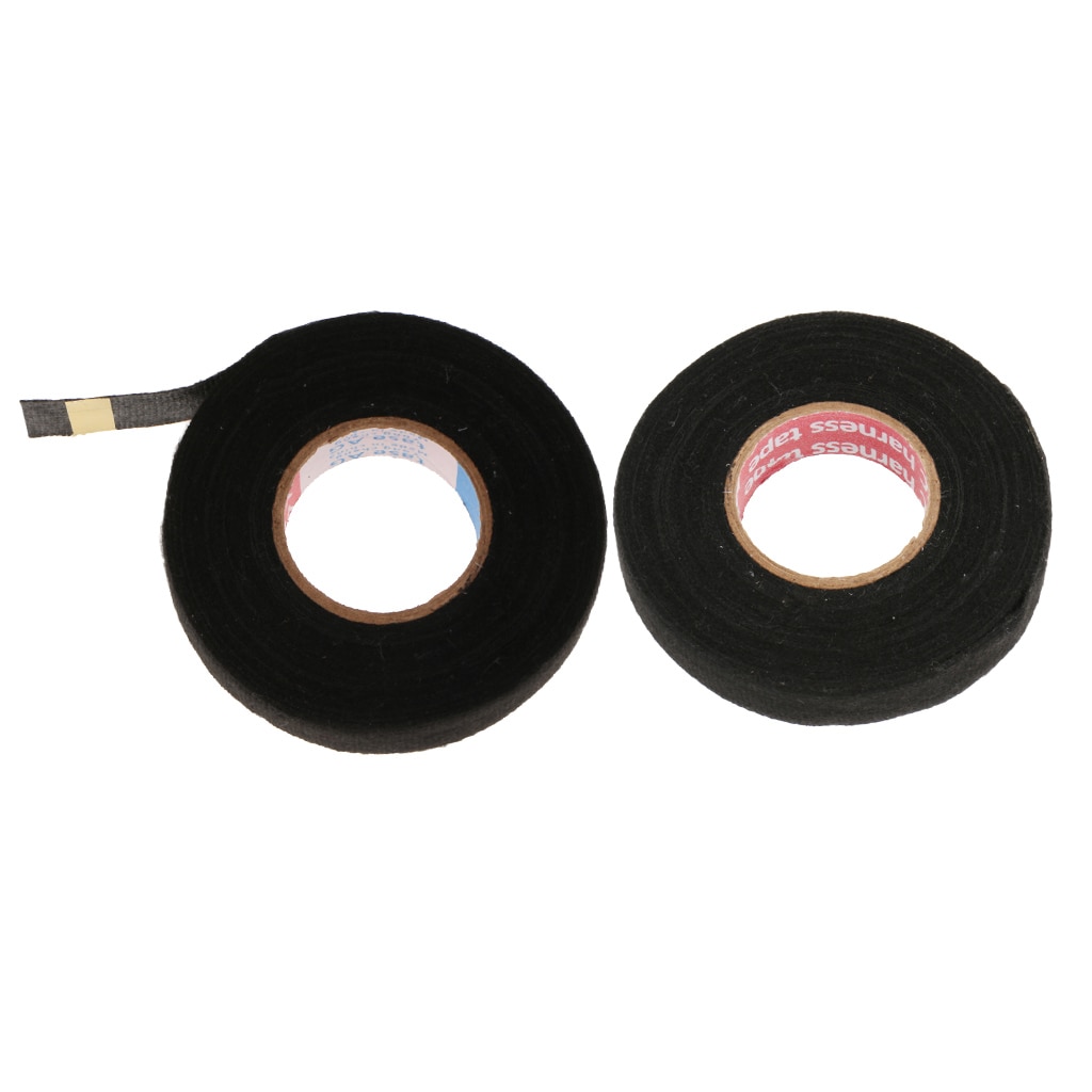2 Pieces Automotive Car Truck Noise Damping Loom Wire Harness Cloth Electrical Tape