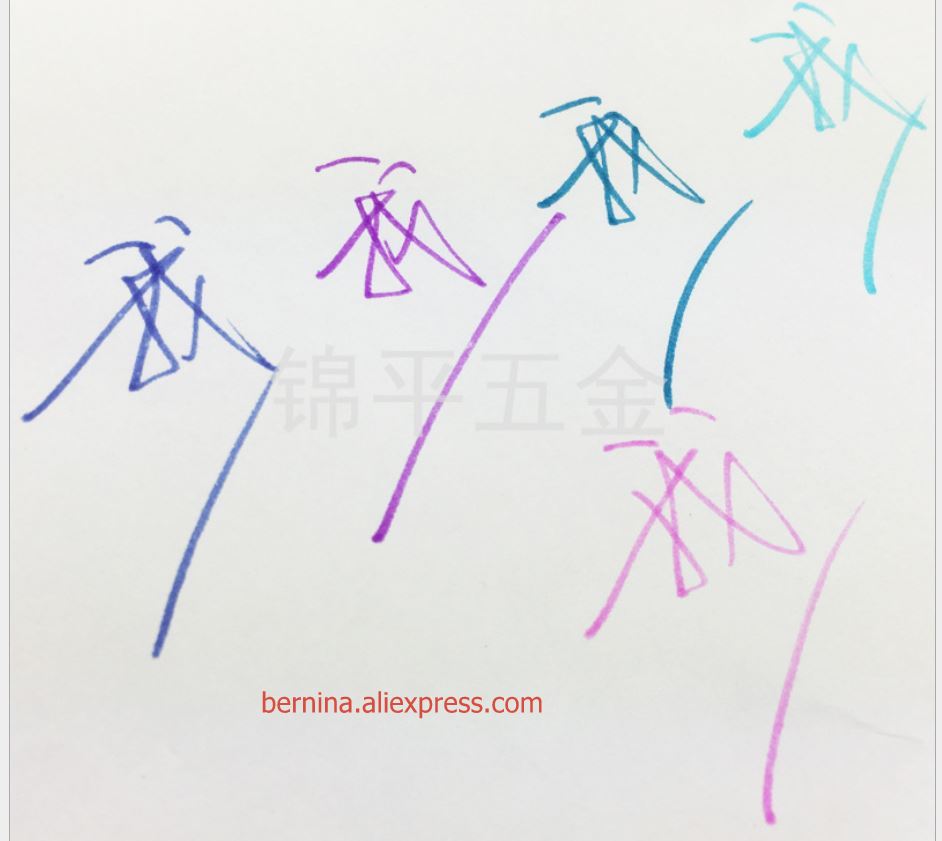 6 väriä ompelutyökalut lisävaruste ristipisto tilkkutäkki kirjonta kynä käsityö costura pyyhittävä kangas tussit kynäapila