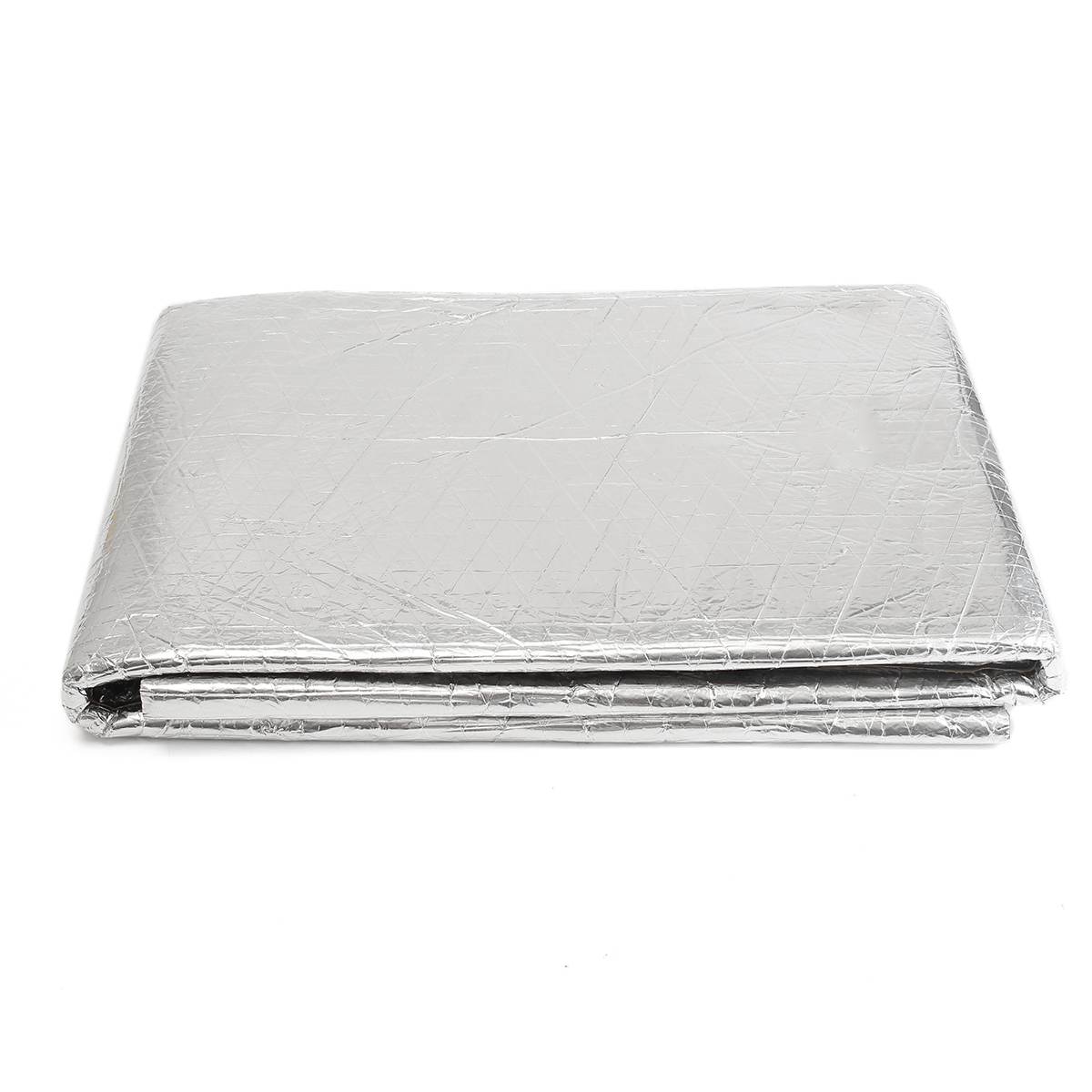 140x100cmx0.5cm mata pochłaniająca dźwięk robić samochodu hałjak maska izolacyjna osłona tłumiąca silnik zapora ogniowa ciepła pianka aluminiowa Sticke