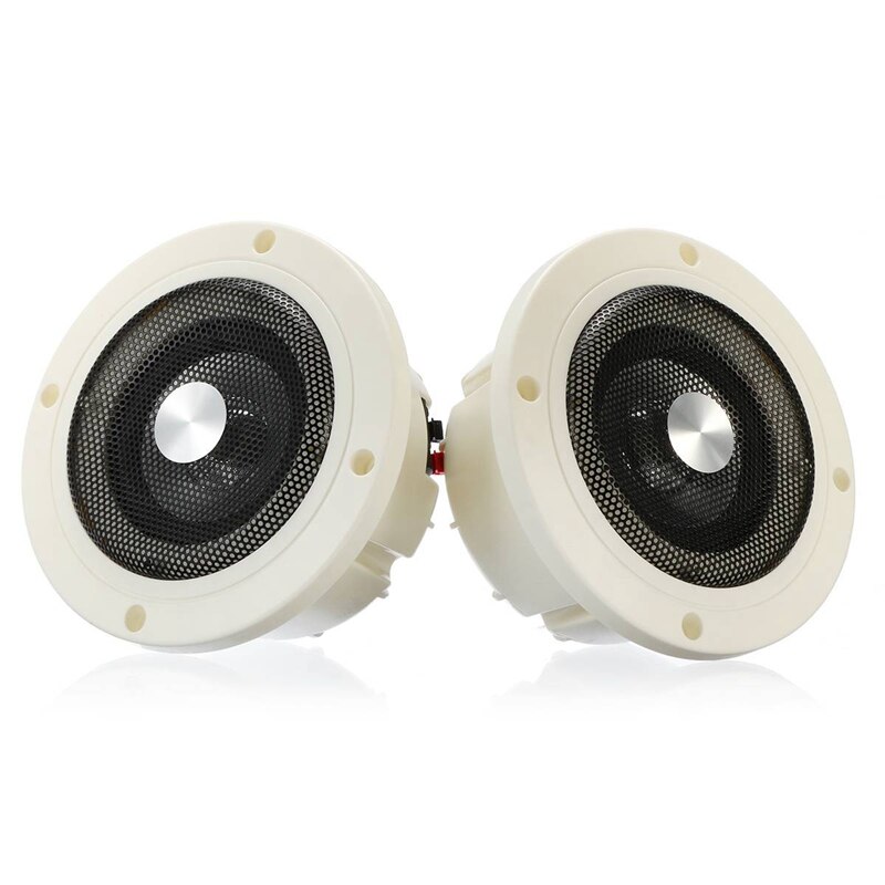 Altavoces estéreo marítimo o impermeables, altavoces de techo de montaje en pared, reproductor de música para interiores y exteriores para barco ATV UTV, 1 par