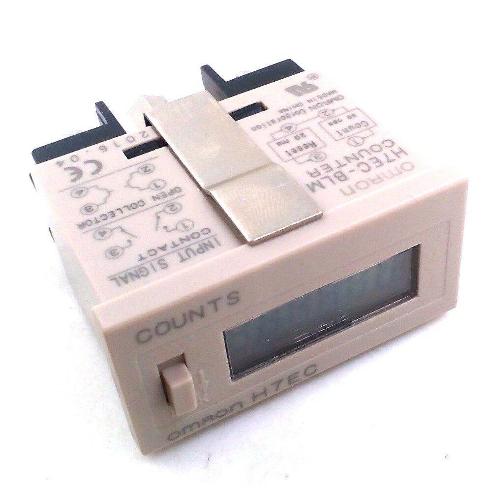 2 stk omron  h7ec-6 elektronisk punch industriel tællerautomat digital tæller tæller når træt ingen voltag med batteri