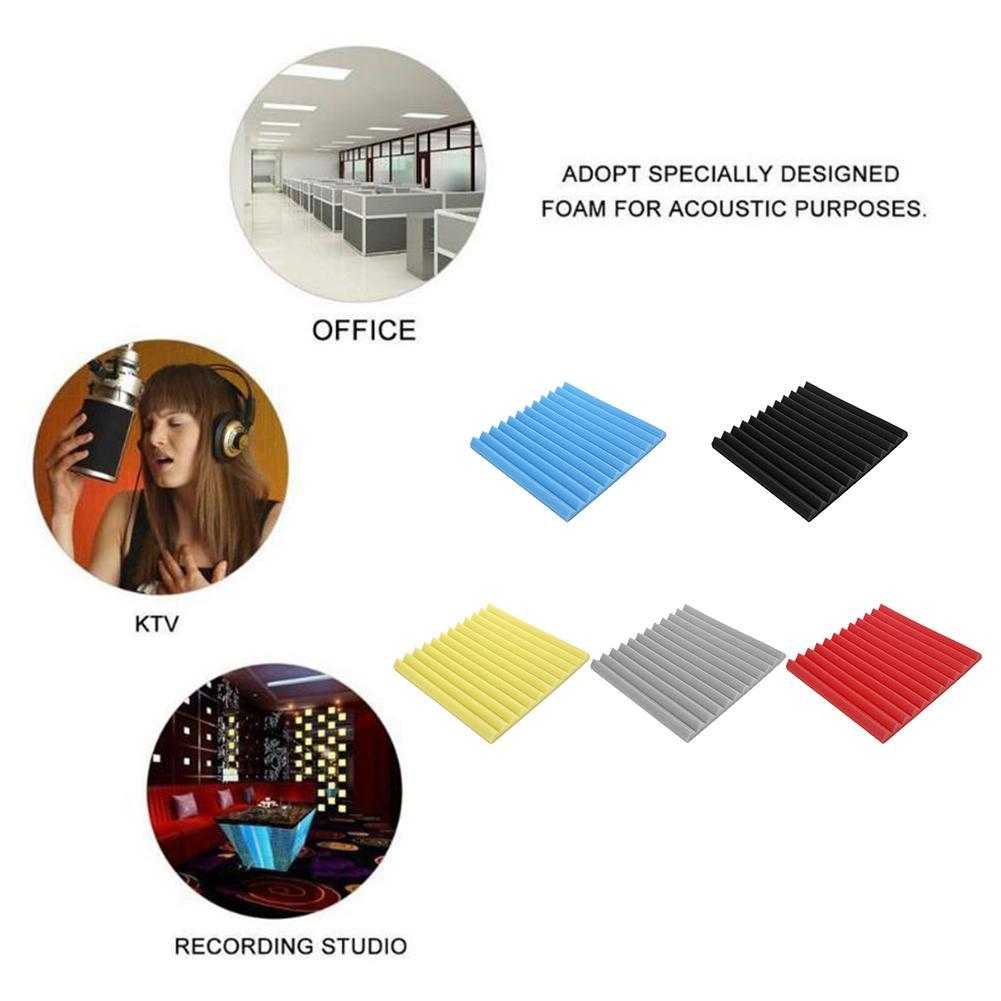 Sound-Absorbing Cotton Soundproof Cotton Acoustic Studio Absorbing Wedge Foam Tiles Wall Panels Suitable For Sound Studio