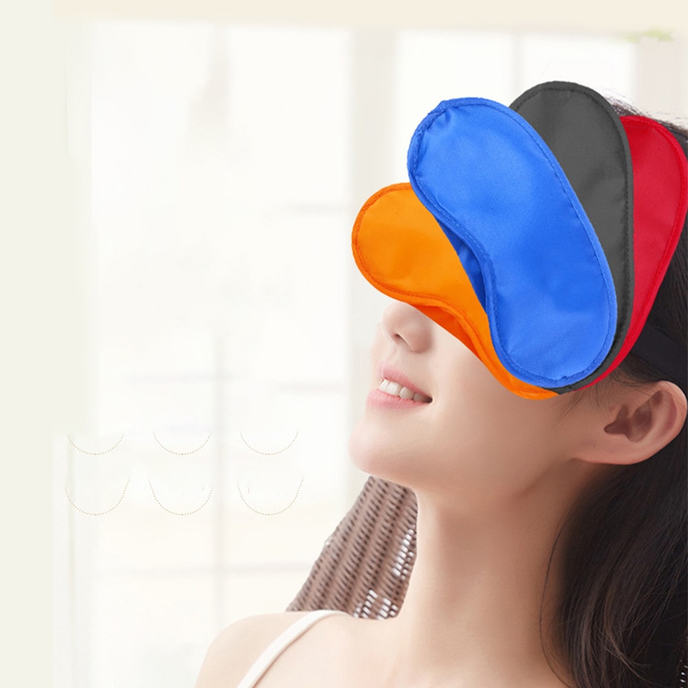 Sleeping Eye Mask Eyeshade Cover Comfort Soft Health Blindfold Sleep Rest Shield Travel Working Student Relax Eye Care Tool