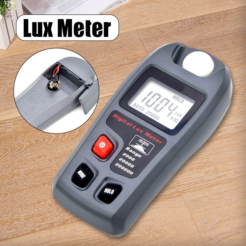 MT-30 Handheld Multifunction Digital Lux Meter 200000 Lux Digital LCD Pocket Light Meter Lux/FC Illuminance Meter TSH Sh
