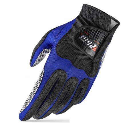Guantes de Golf para hombre, manoplas deportivas antideslizantes, suaves y transpirables, para mano izquierda y derecha, 5 colores, 1 ud.: Deep Blue / XL