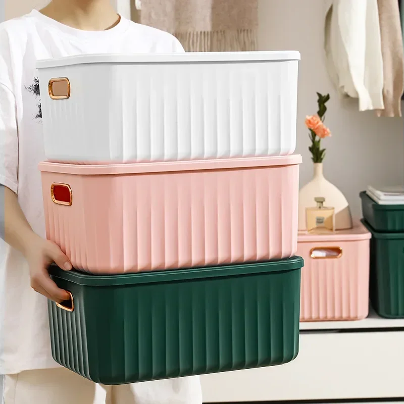 Japanische Kunst Farbe Aufbewahrung sbox Schlafsaal Heimat Sekretariat Schreibtisch Kleinigkeiten Container Snack Kosmetik mit Deckel Aufbewahrung sbox