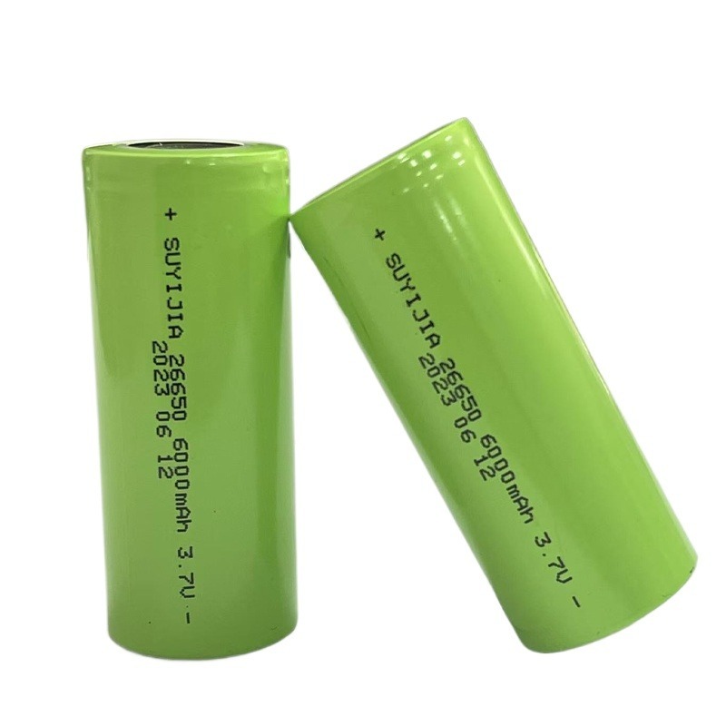 26650 Battery 3.7V 6000mah Lithium Li-ion Rechargeable Power Batteries for LED Flashligh Wireless Microphone Electric Toy
