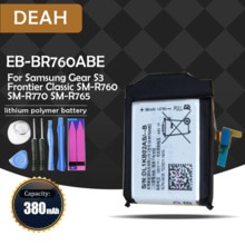 380Mah EB-BR760ABE Horloge Batterij Voor Samsung Gear S3 Frontier R760 SM-R760 SM-R770 SM-R765 S2 3G Klassieke SM-R720 Gear S SM-R750