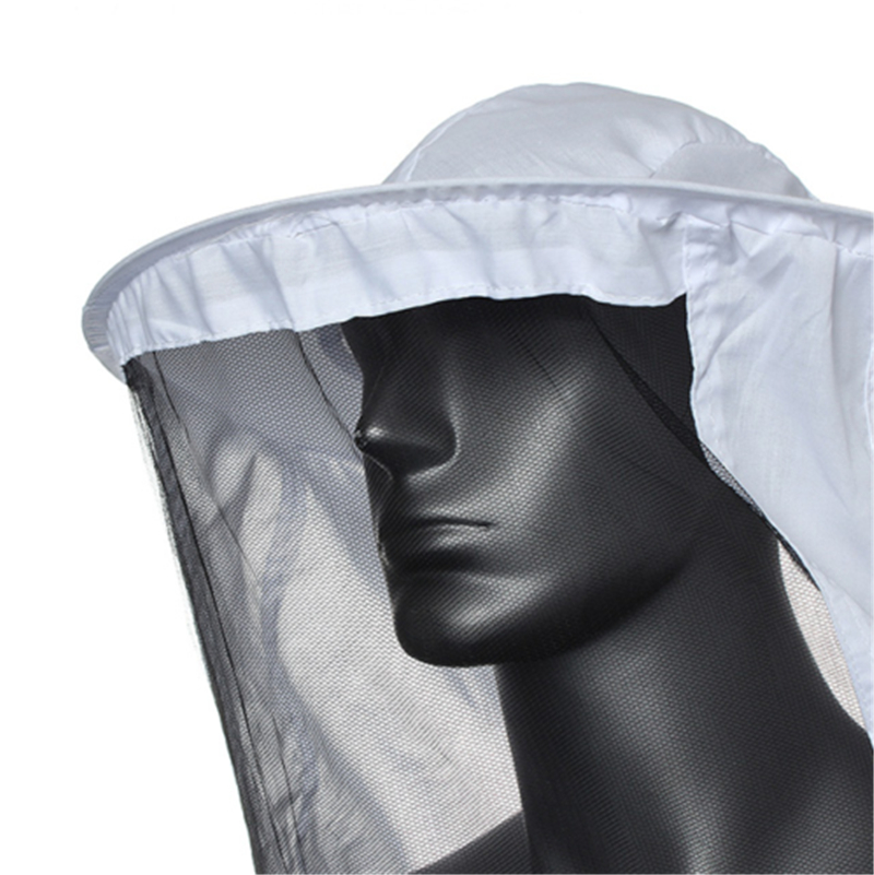 Protective Beekeeping Jacket Veil Smock Equipment Bee Keeping Hat Sleeve Suit Protective Clothing With Cap
