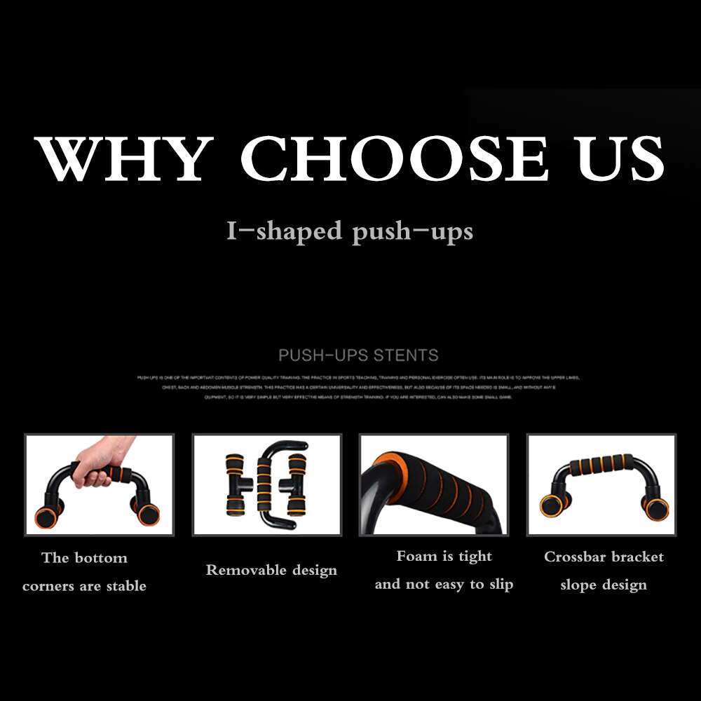 1Pair Push Ups Stands Grip Fitness Equipment Handles Chest Body Buiding Sports Muscular Training Push up racks