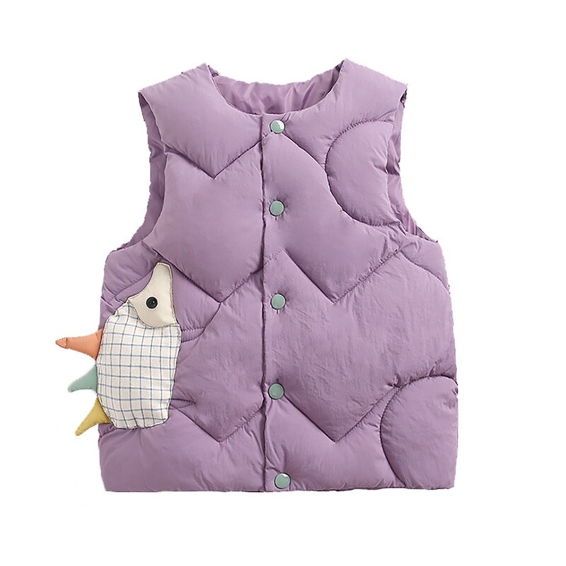 Enfants gilet à capuche manteau enfants dessin animé impression veste hiver bébé garçons fille vêtements d'extérieur chauds tenues vêtements d'extérieur