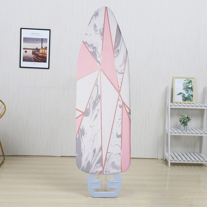 Ironing Board Cover Marble Cloth Printed Ironing Board Cover Heat Resistant Padded Case for Home Cleaner Tools 140x50cm
