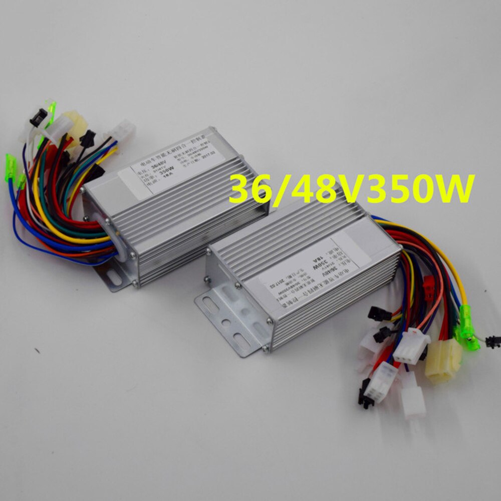 36v 48v dc motor controller 350w elektrisk cykel e-cykel scooter børsteløs hastighedsregulator 103 x 70 x 35mm til elektrisk cykel eb