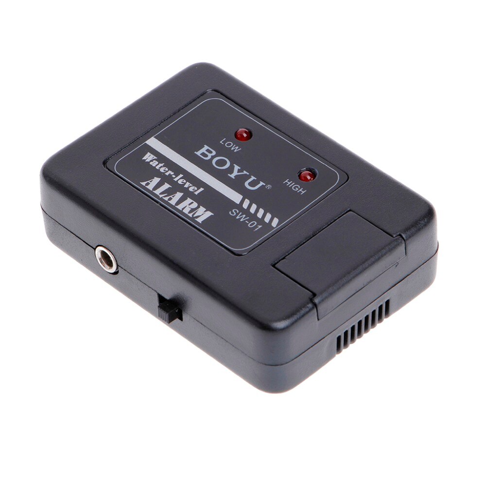High/Low Water Level Alarm With Probe Splitter Cable For Fish Tank Aquarium Supplies Black C42