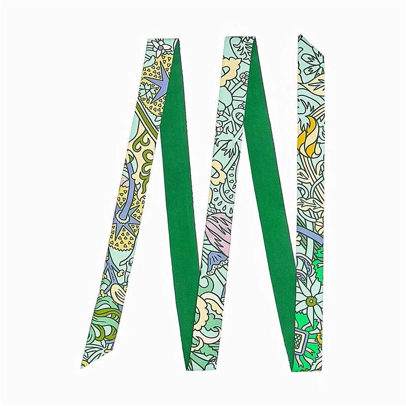 Nouvelle multifonctionnel foulard en soie 200 cm Skinny écharpe femmes sac rubans femme ceinture foulards et enveloppes pour dames: 11