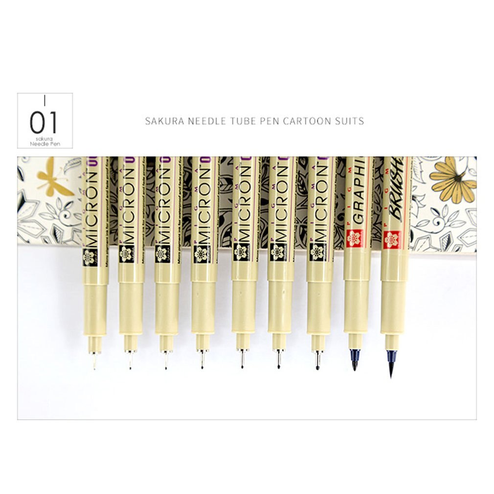 Japanese Style Needle Pen Hook Line Pen Drawing Pen Comics Hand-painted Sketch Pen Stationery