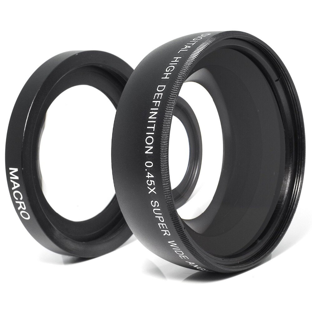 GloryStar 55MM 0.45x Wide Angle Lens + Macro Lens for Sony Alpha A77 A280 A290 A380 A390 A580 A590 DSLR Camera