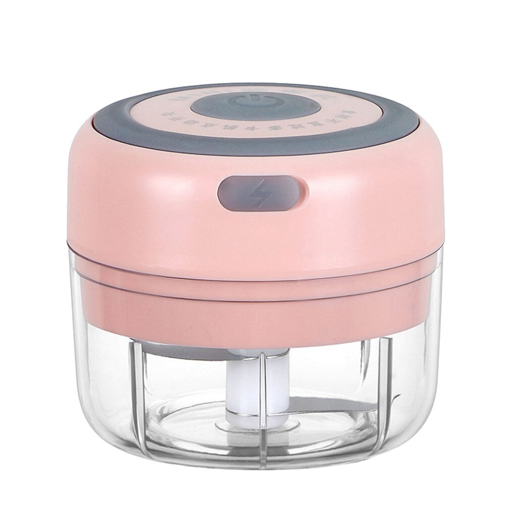 Portable Electric Crusher Multifunction High Speedy Vegetable Fruit Shredder Mini USB Rechargable Vegetables Garlic Cutter A05: B