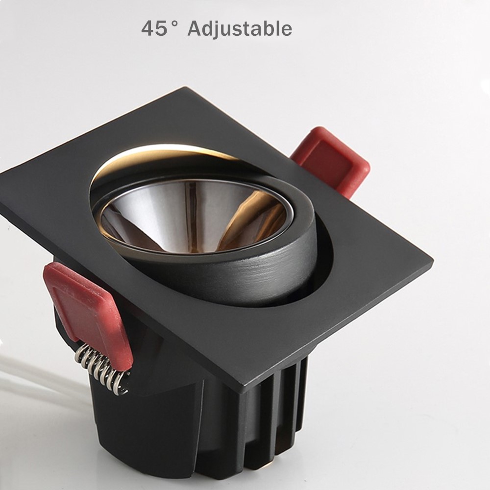 Dimbara led-downlights 12w led-spotlights 24w infällda led-taklampor  ac220v 110v för inomhuskök badrum spotbelysning