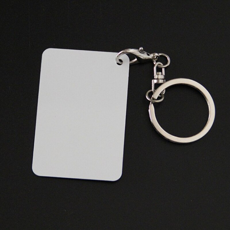 10pcs/lots Blank Sublimation Metal Key Chians DIY Printing Sublimation Ink Transfer Both sides can Print: 02